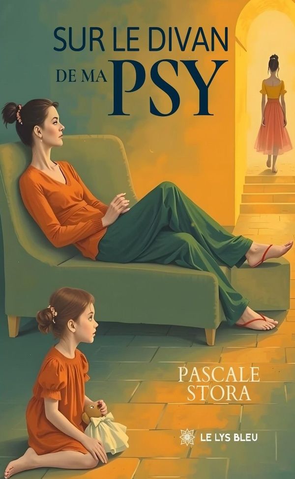Couverture du livre « Sur le divan de ma psy : roman », librairie Les Contes Infusés à Corte