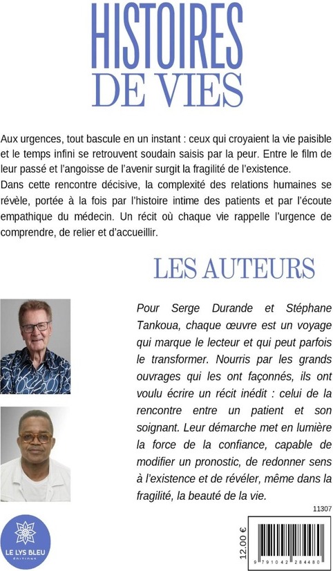 Quatrième de couverture de « Histoires de vies »