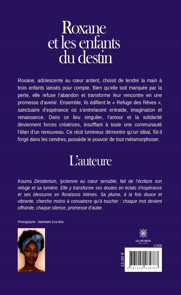Quatrième de couverture de « Roxane et les enfants du destin : roman »