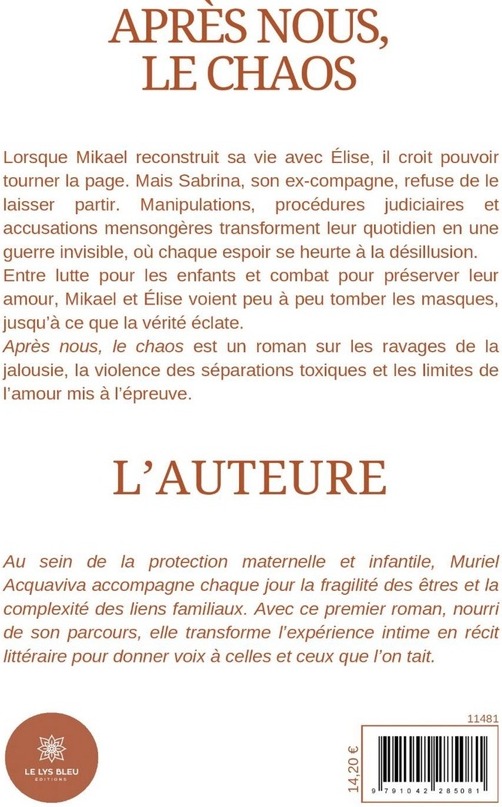 Quatrième de couverture de « Après nous, le chaos : Roman »