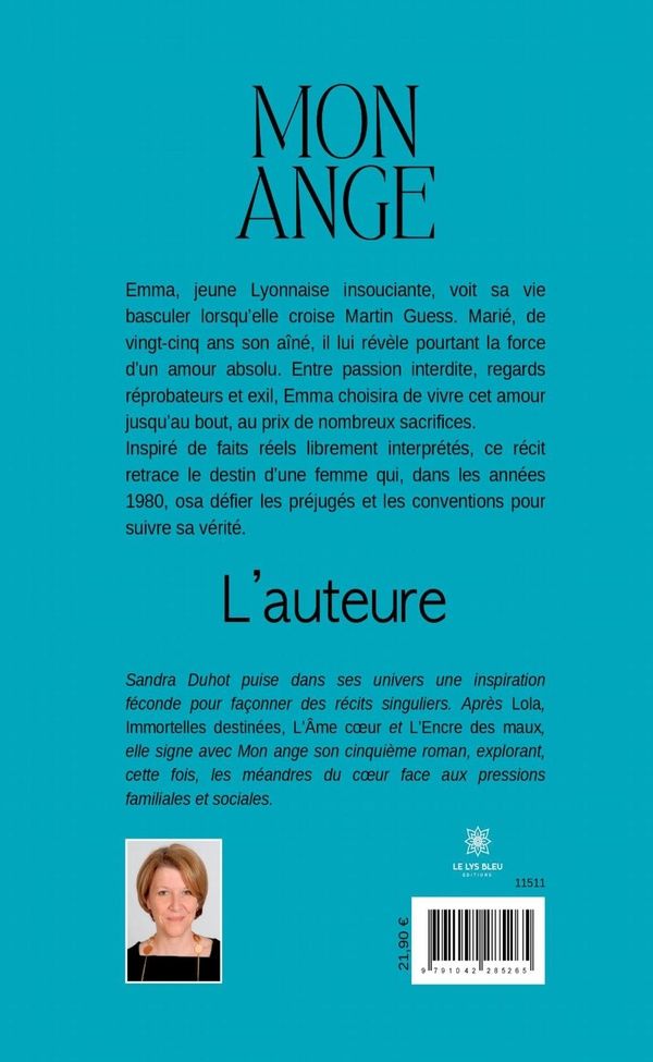 Quatrième de couverture de « Mon ange : Roman »