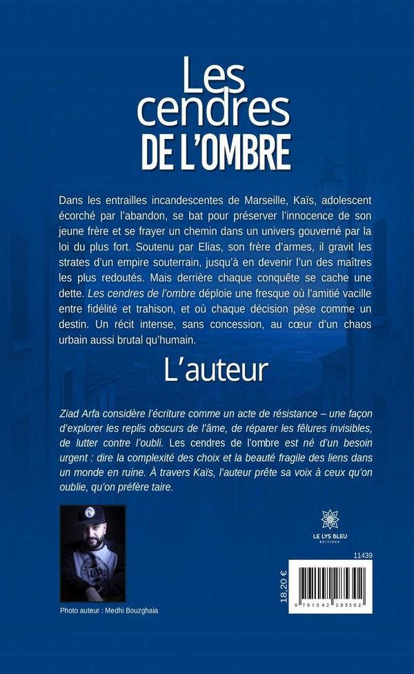 Quatrième de couverture de « Les cendres de l'ombre : Roman »