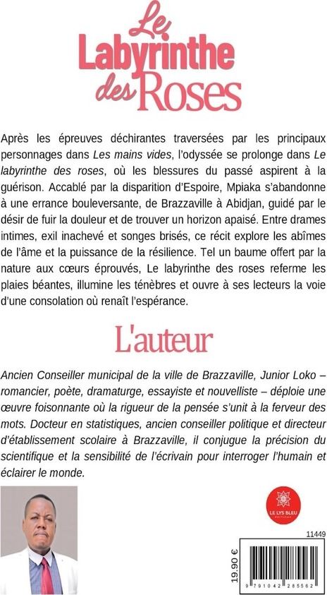 Quatrième de couverture de « Le labyrinthe des roses : roman »