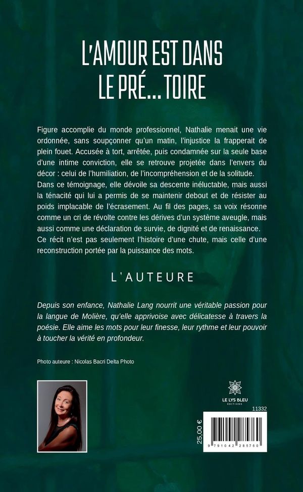 Quatrième de couverture de « L'amour est dans le pré... toire »