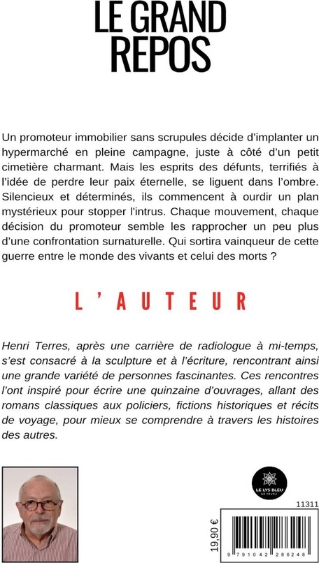 Quatrième de couverture de « Le grand repos : roman »