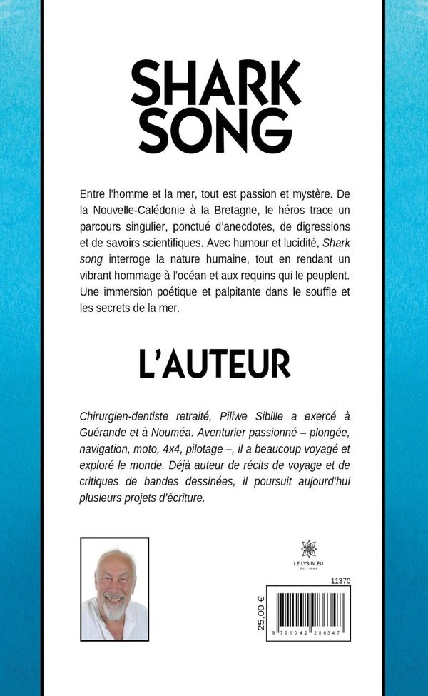 Quatrième de couverture de « Shark song : roman »