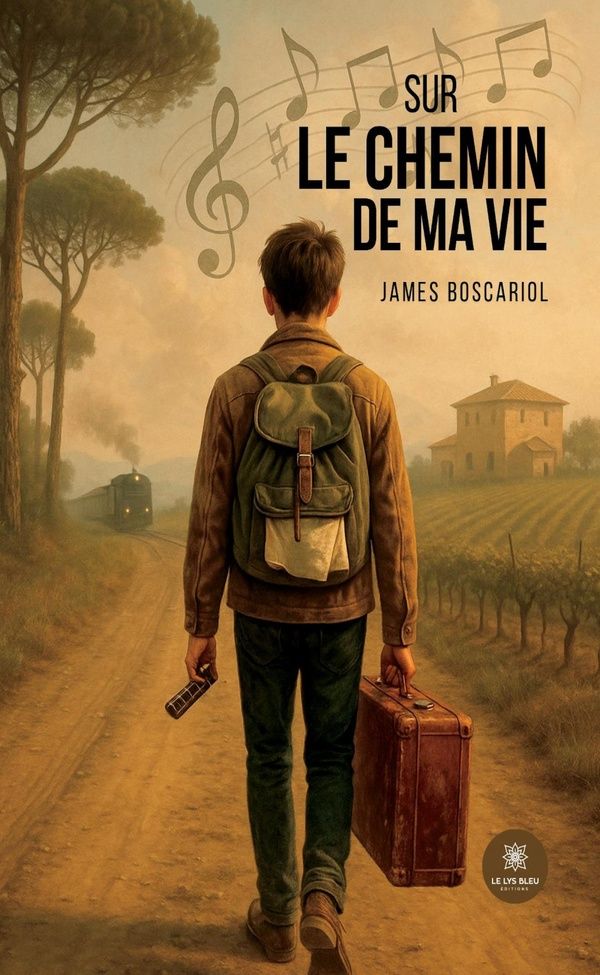 Couverture du livre « Sur le chemin de ma vie : roman » de James Boscariol, librairie Les Contes Infusés à Corte