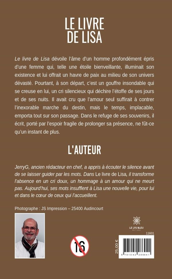 Quatrième de couverture de « Le livre de Lisa : roman »