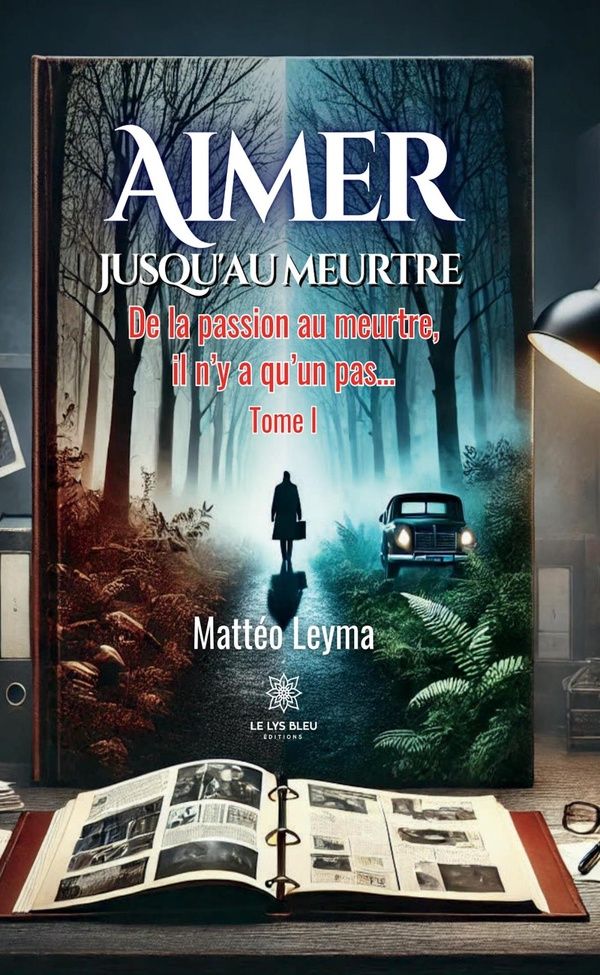 Couverture du livre « De la passion au meurtre, il n'y a qu'un pas : roman » de Mattéo Leyma, librairie Les Contes Infusés à Corte