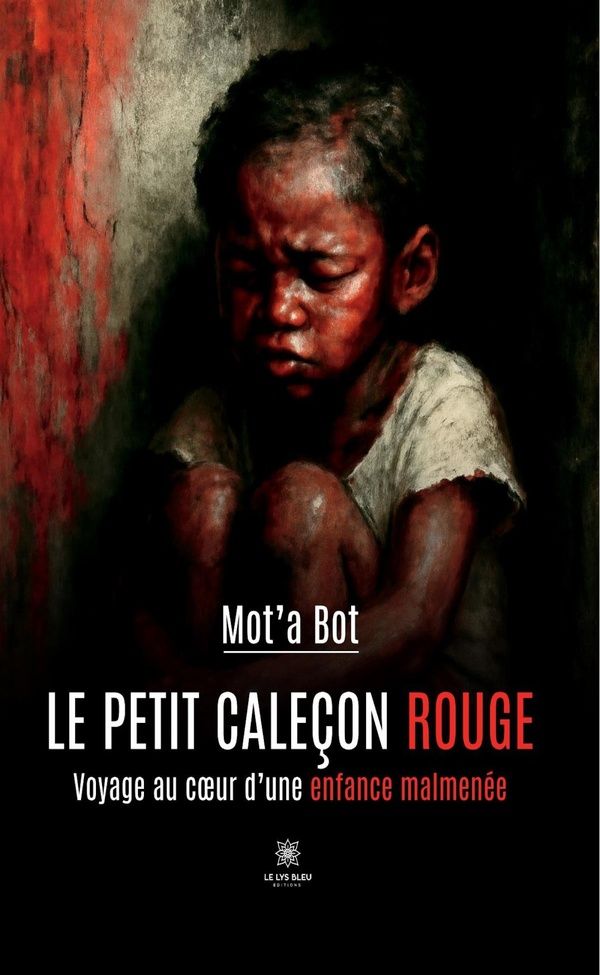 Couverture du livre « Le petit caleçon rouge : voyage au coeur d'une enfance malmenée » de Mot'a Bot, librairie Les Contes Infusés à Corte