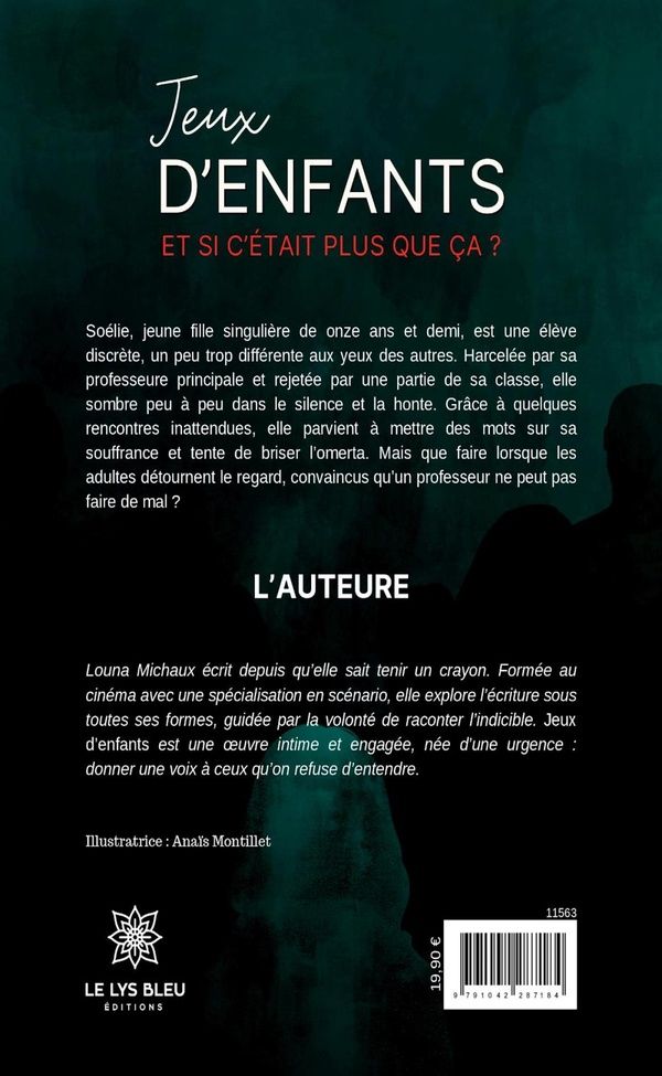 Quatrième de couverture de « Jeux d'enfants : et si c'était plus que ça ? »