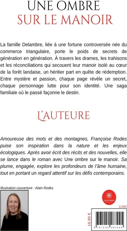 Quatrième de couverture de « Une ombre sur le manoir : roman »