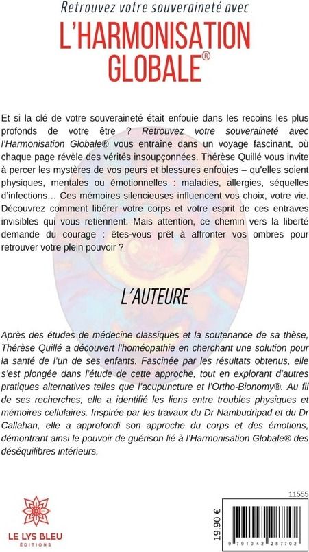 Quatrième de couverture de « Retrouvez votre souveraineté avec l'harmonisation globale »