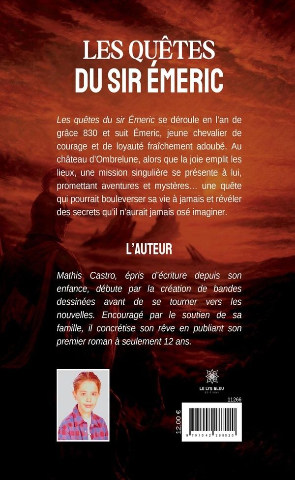 Quatrième de couverture de « Les quêtes du sir Émeric : roman »
