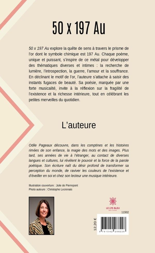 Quatrième de couverture de « 50 x 197 Au : recueil »