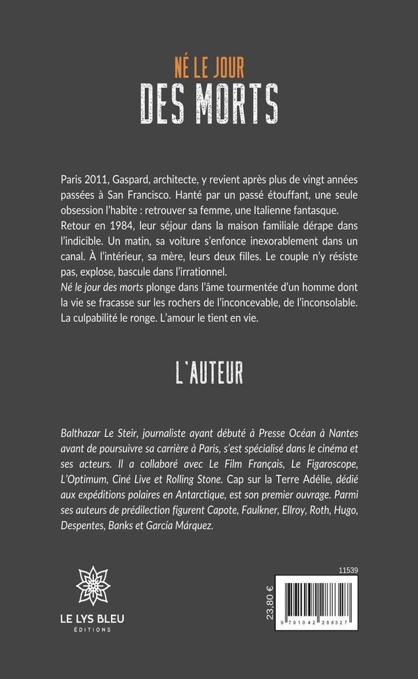 Quatrième de couverture de « Né le jour des morts : roman »