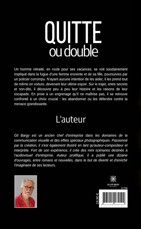 Quatrième de couverture de « Quitte ou double : roman »