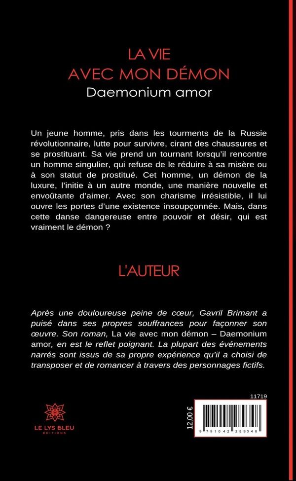 Quatrième de couverture de « La vie avec mon démon : daemonium amor »