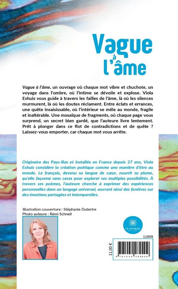 Quatrième de couverture de « Vague à l'âme : recueil »