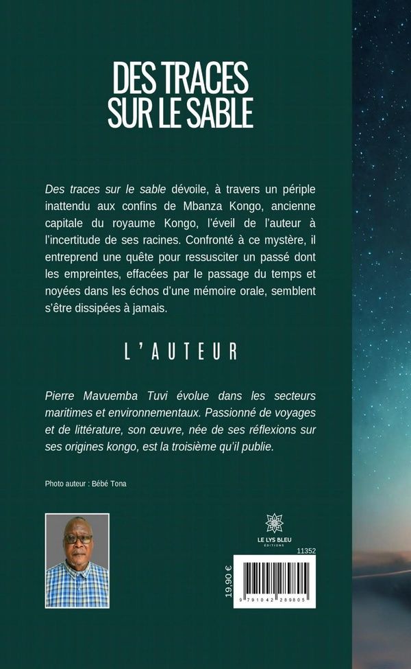 Quatrième de couverture de « Des traces sur le sable »