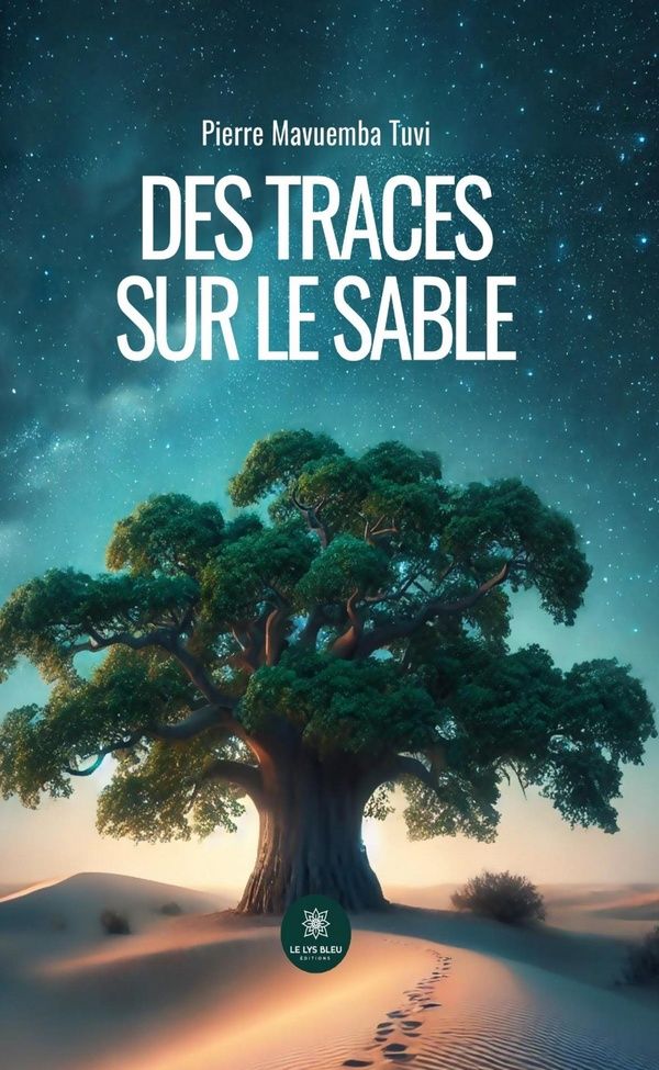 Couverture du livre « Des traces sur le sable » de Pierre Mavuemba Tuvi, librairie Les Contes Infusés à Corte