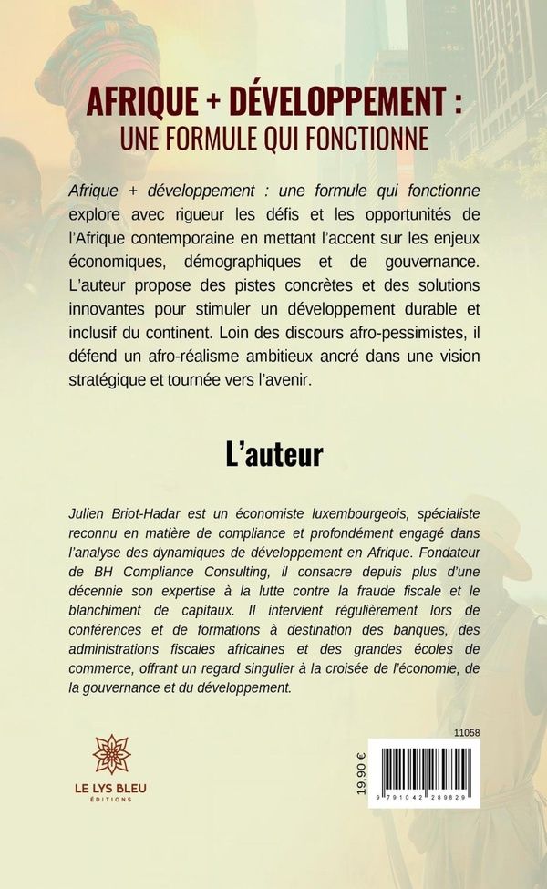 Quatrième de couverture de « Afrique + développement, une formule qui fonctionne : essai »