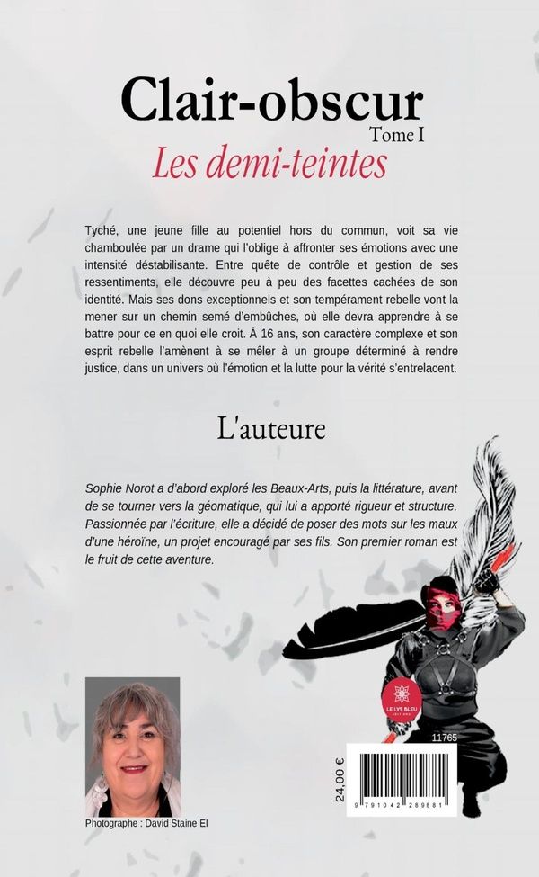 Quatrième de couverture de « Les demi-teintes : roman »
