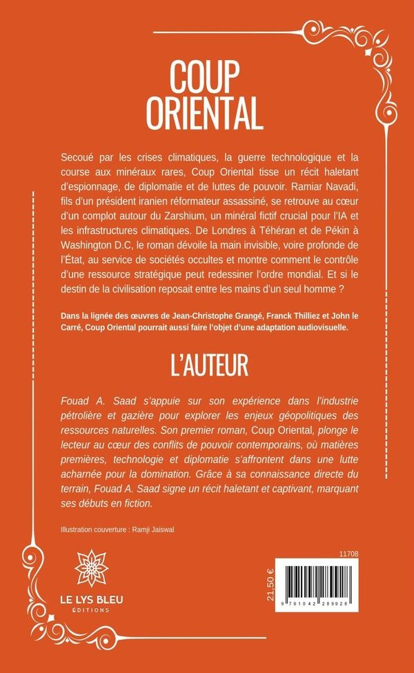 Quatrième de couverture de « Coup oriental : roman »