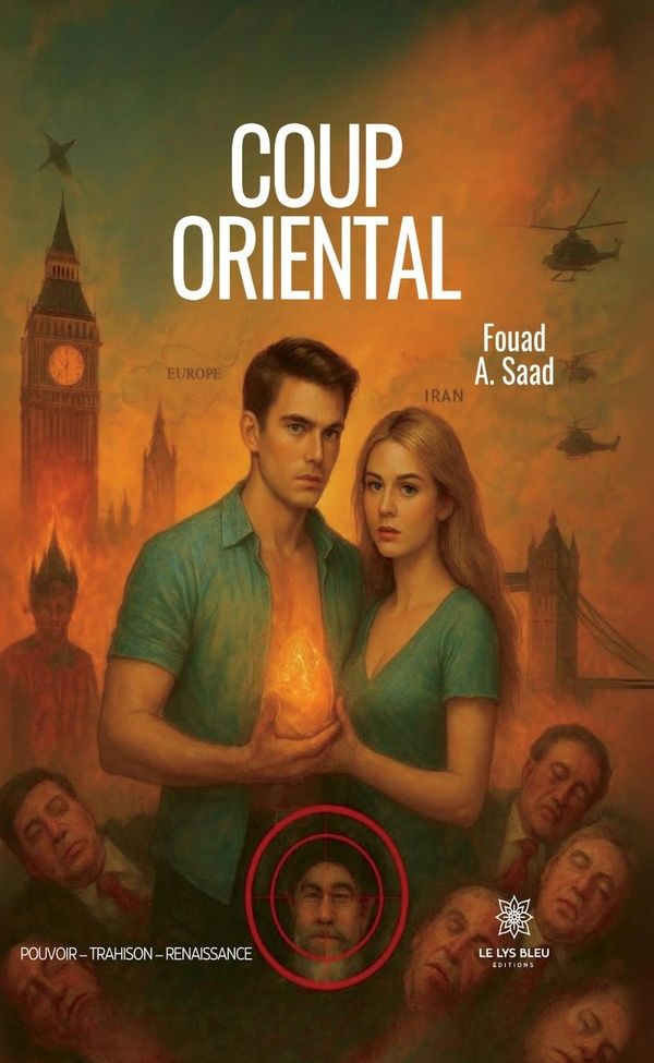 Couverture du livre « Coup oriental : roman » de Fouad A. Saad, librairie Les Contes Infusés à Corte