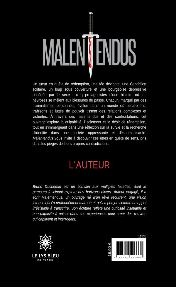 Quatrième de couverture de « Malentendus : roman »