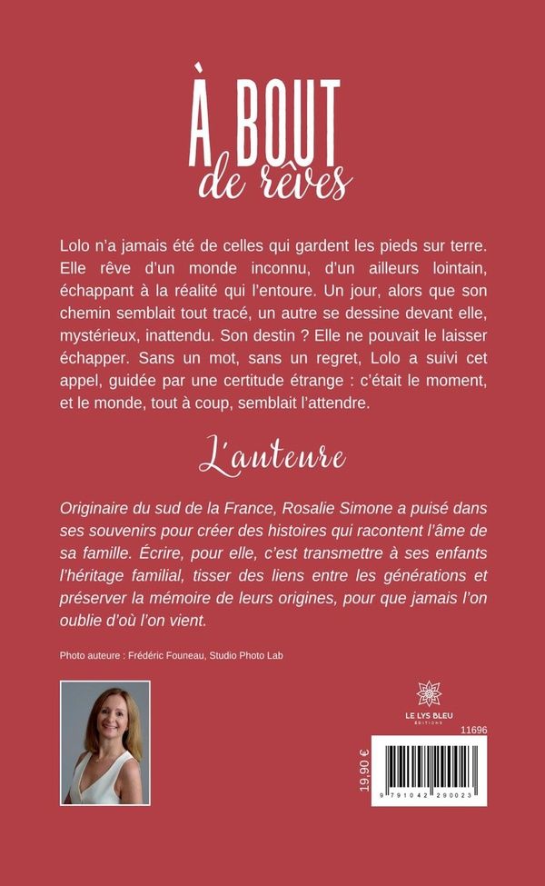 Quatrième de couverture de « À bout de rêves : roman »