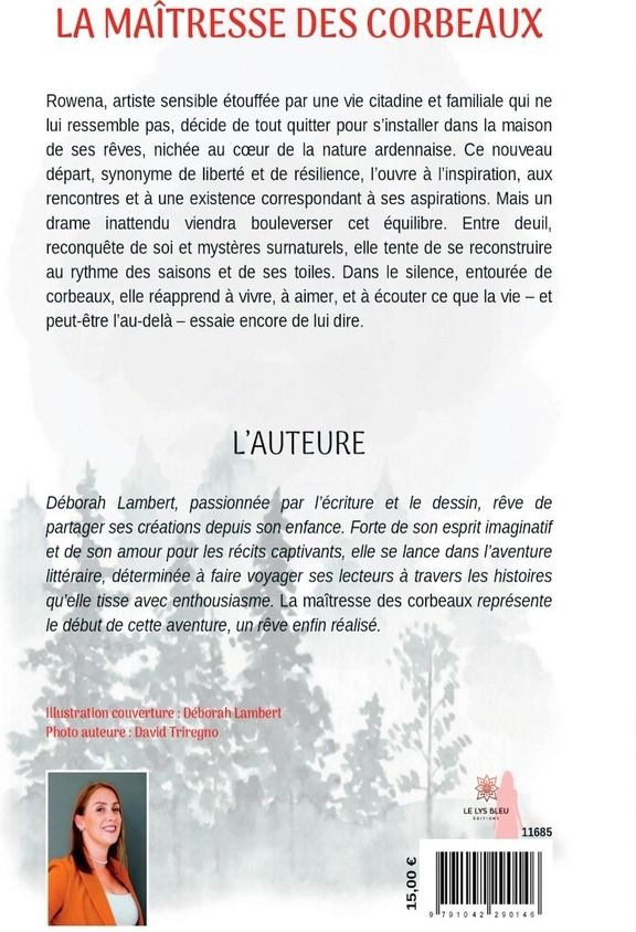 Quatrième de couverture de « La maîtresse des corbeaux : roman »