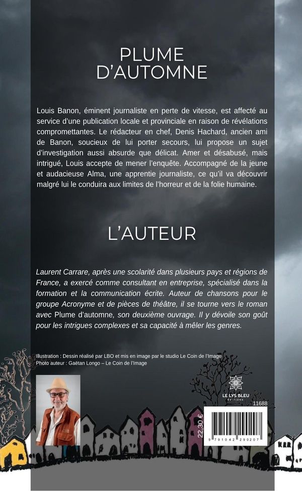 Quatrième de couverture de « Plume d'automne : roman »