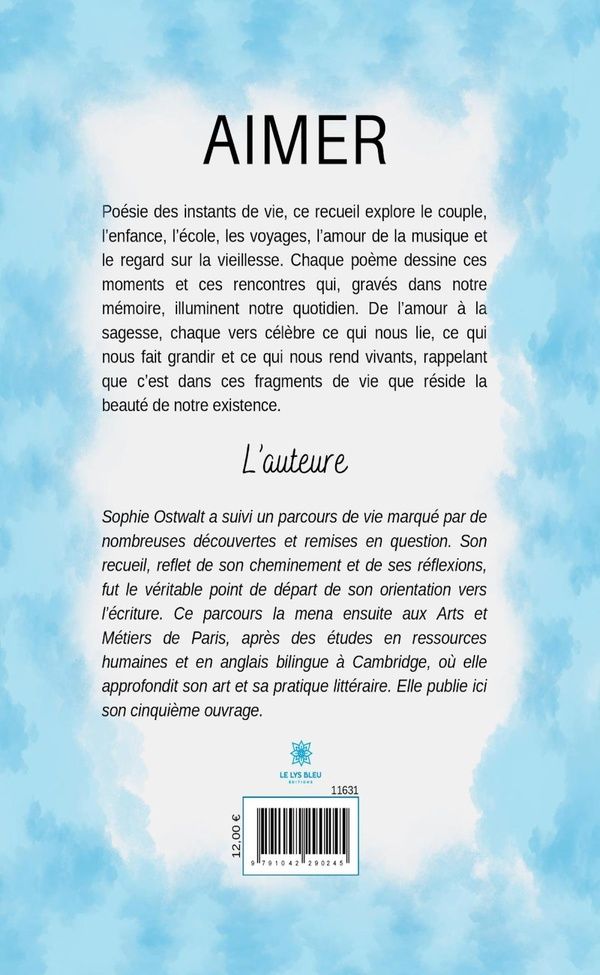 Quatrième de couverture de « Aimer : recueil »