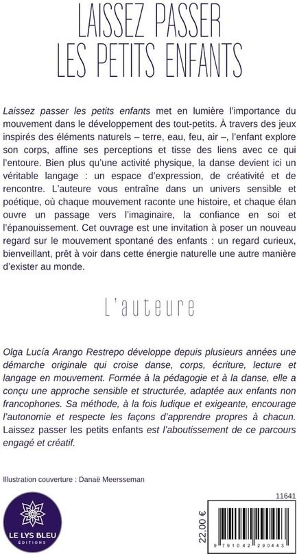Quatrième de couverture de « Laissez passer les petits enfants »