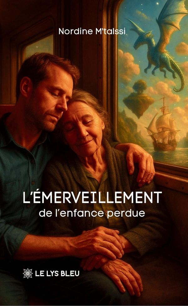 Couverture du livre « L'émerveillement de l'enfance perdue : nouvelles » de Nordine M'Talssi, librairie Les Contes Infusés à Corte