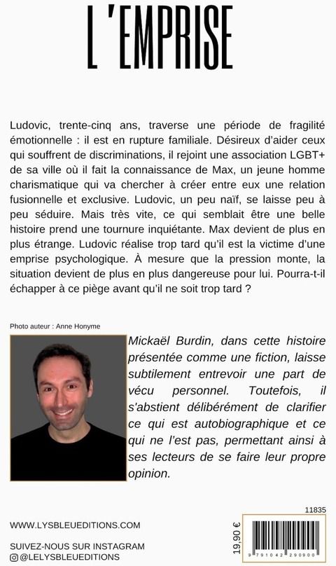 Quatrième de couverture de « L'emprise : roman »