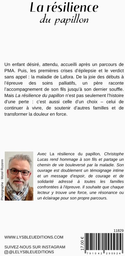 Quatrième de couverture de « La résilience du papillon »