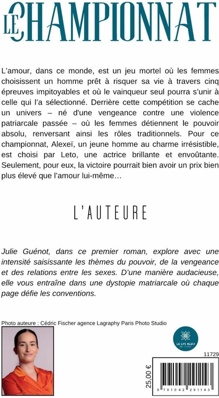 Quatrième de couverture de « Le championnat : roman »