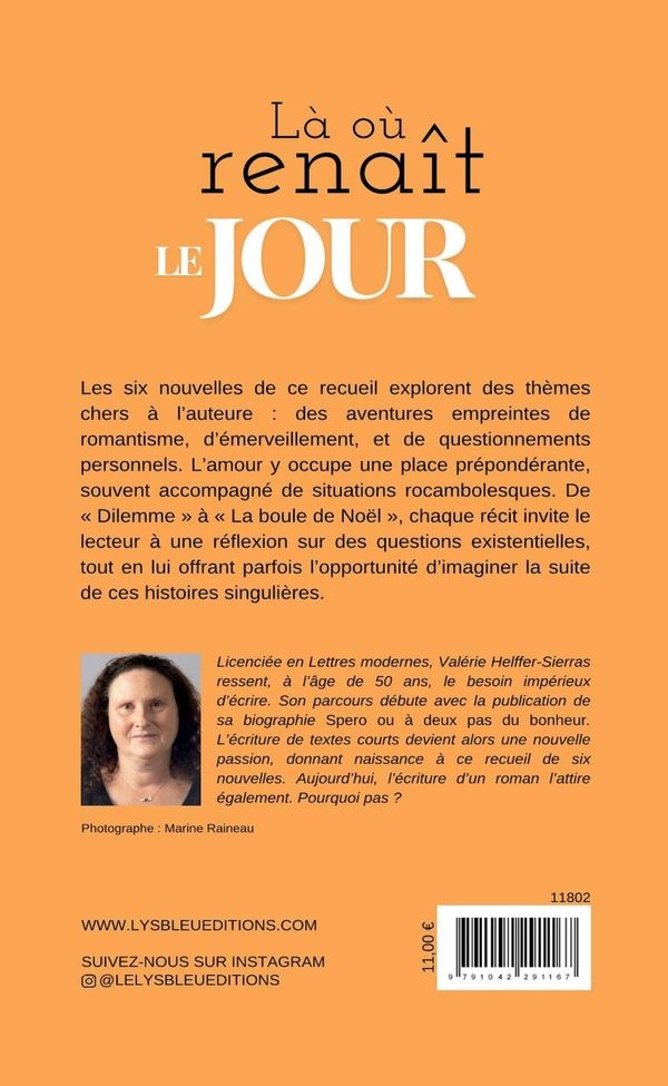 Quatrième de couverture de « Là où renaît le jour : nouvelles »