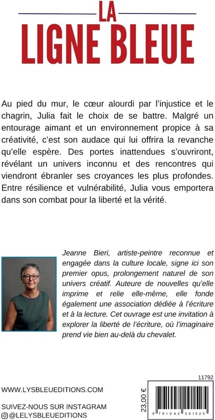 Quatrième de couverture de « La ligne bleue : roman »