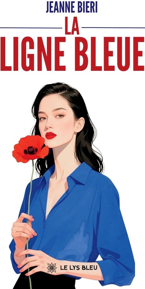 Couverture du livre « La ligne bleue : roman » de Jeanne Bieri, librairie Les Contes Infusés à Corte