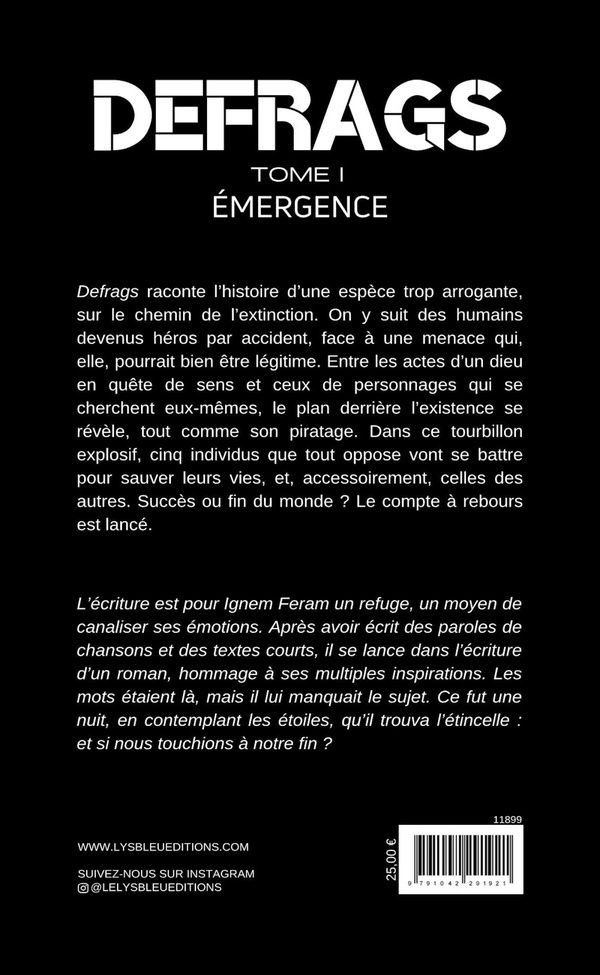 Quatrième de couverture de « Émergence : roman »