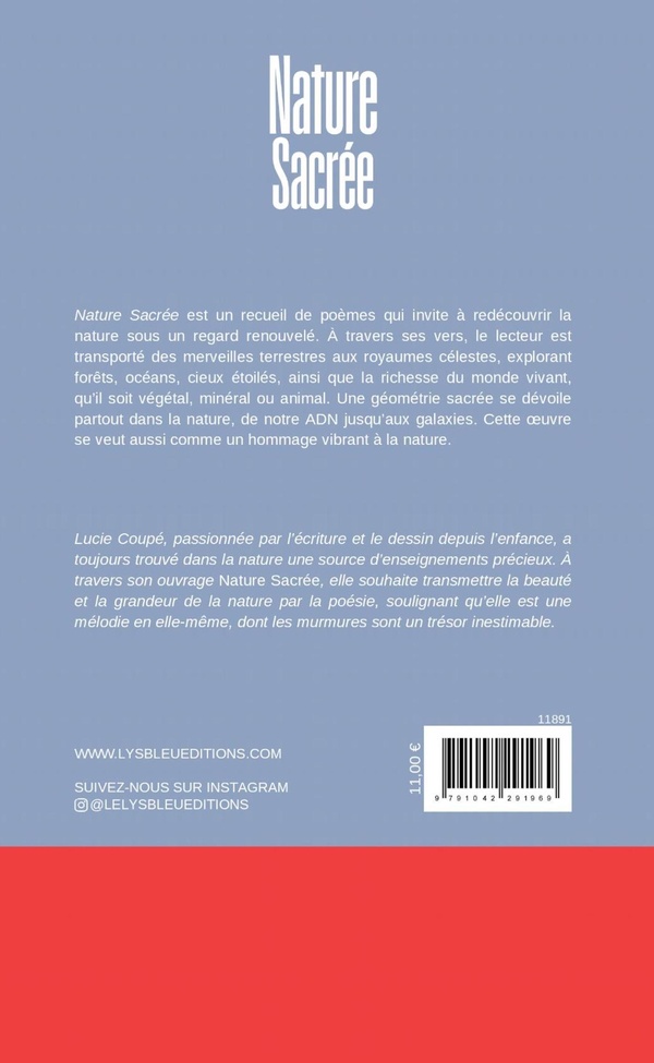 Quatrième de couverture de « Nature sacrée : recueil »