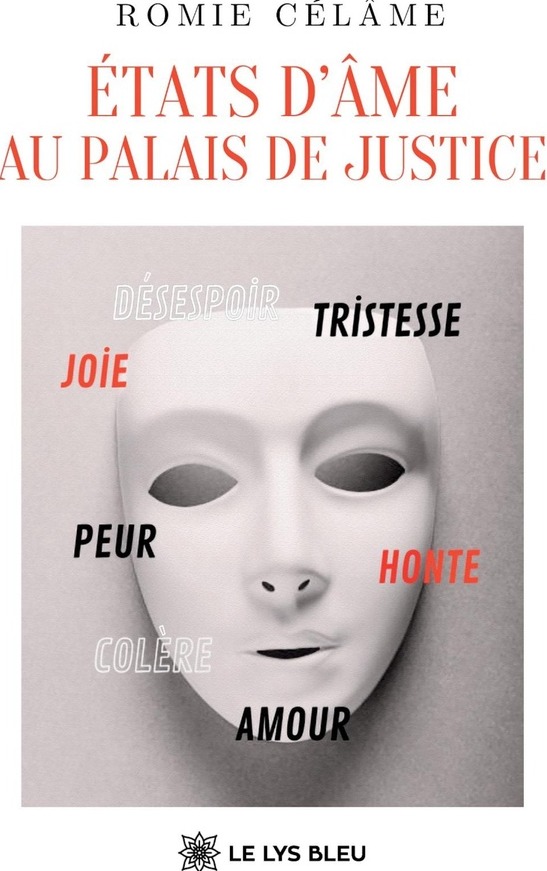 Couverture du livre « États d'âme au palais de justice : roman » de Romie Célâme, librairie Les Contes Infusés à Corte