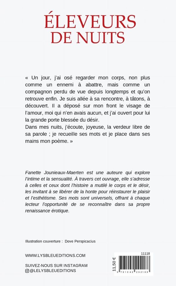 Quatrième de couverture de « Éleveurs de nuits : recueil »
