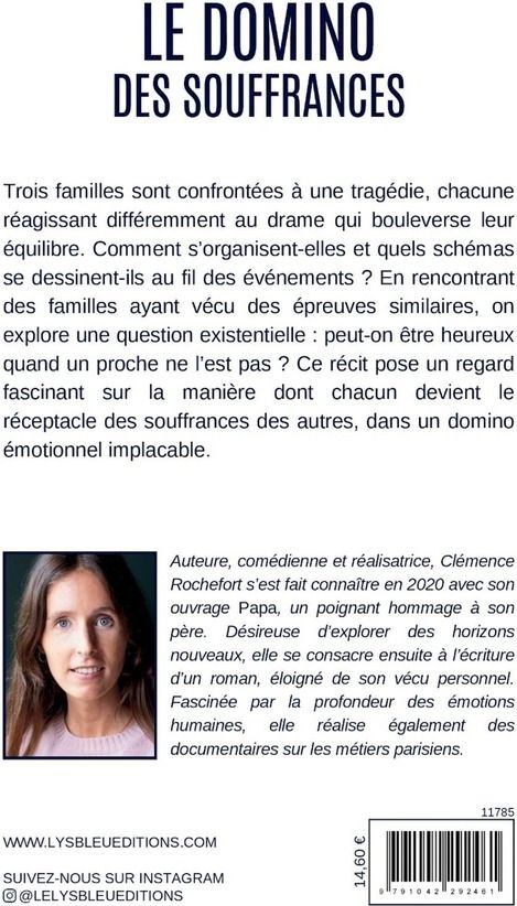 Quatrième de couverture de « Le domino des souffrances : roman »