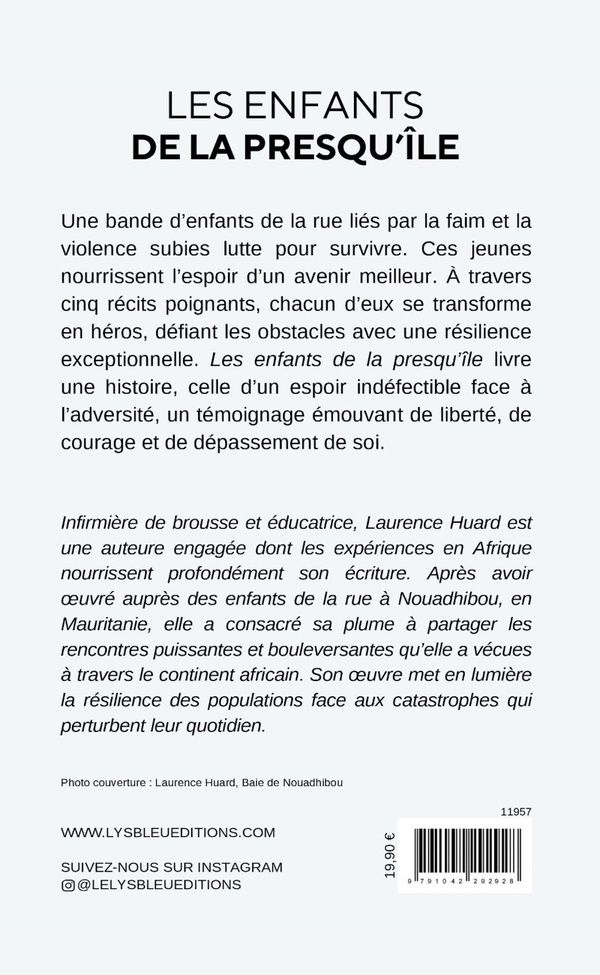 Quatrième de couverture de « Les enfants de la presqu'île : roman »