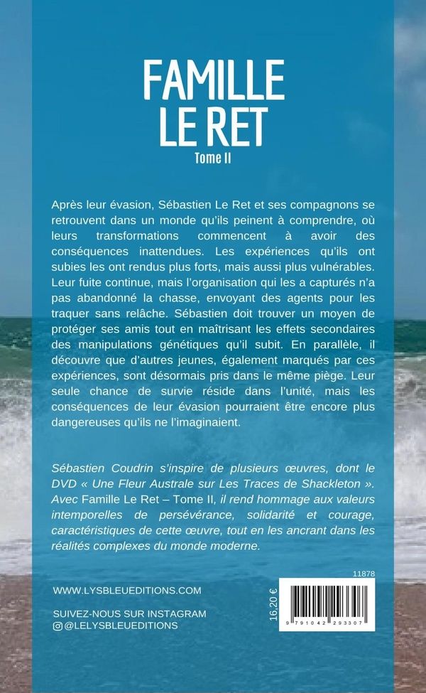 Quatrième de couverture de « Famille Le Ret : roman »