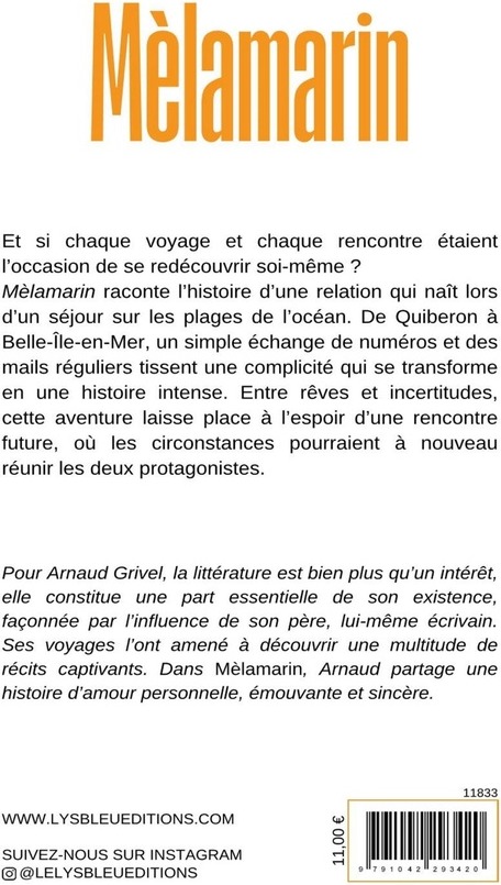 Quatrième de couverture de « Mèlamarin »